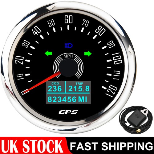 85mm gps speedometer 120mph - gps,