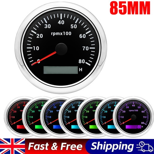 85mm gps speedometer 8000rpm - 85mm,