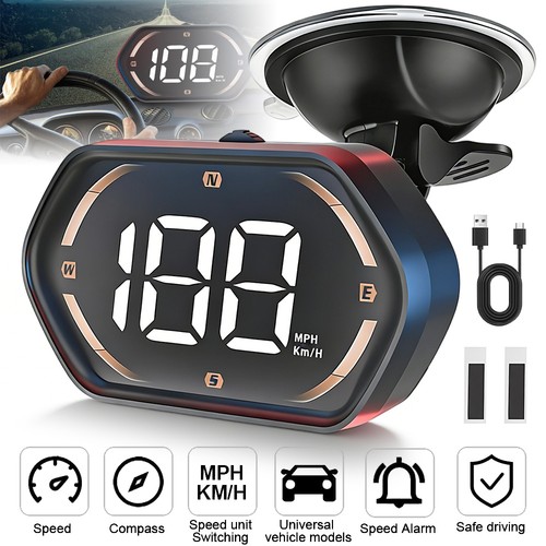Digital hud speedometer car - hud,