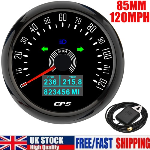 85mm black gps speedometer - gps,