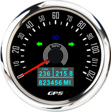 85mm GPS Speedometer 0-120MPH