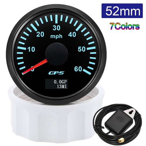 52mm black gps - gps, speedometer