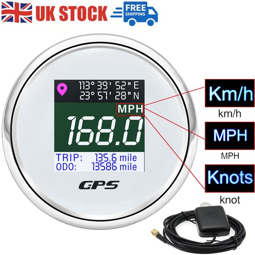 52mm waterproof digital gps - 52mm,