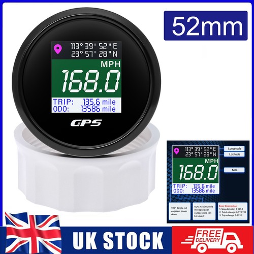 52mm digital gps speedometer - 52mm,