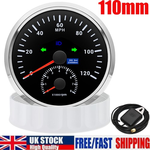 110mm gps speedometer 120mph - gps,