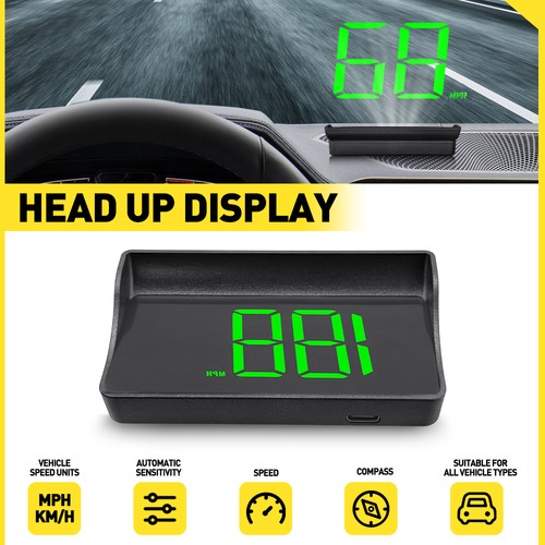 Gps hud head display mph - head,